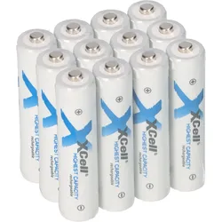 12x XCell Micro AAA Akku Ni-MH 1,2V 1150mAh