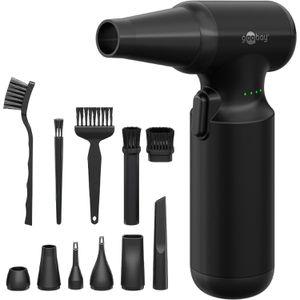 Goobay Akku-Gebläse Staubgebläse Advanced, 77830, 11,1V / 2,0 Ah, mit 8 Düsen und 3 Bürsten