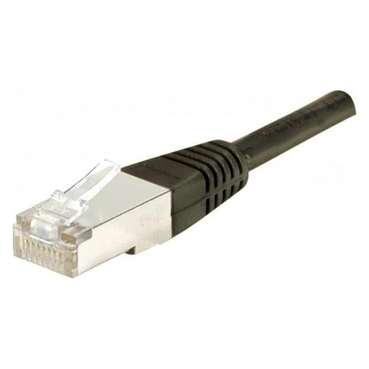 Dexlan Patchkabel Cat. 6A, S/FTP, Kupfer, PoE, schwarz, 0,5 m 10-Gigabit-fähiges Patchkabel mit besonder... (S/FTP, CAT6a, 0.50 m) (858375)