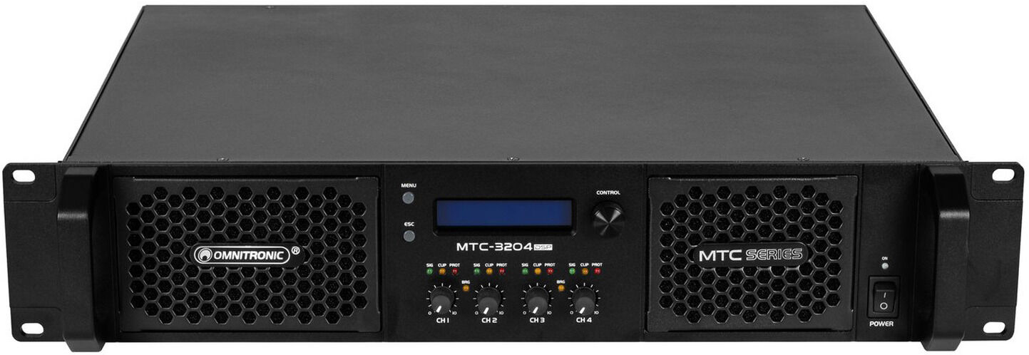 Omnitronic Mtc-3204dsp 4-Kanal Endstufe Mit Dsp
