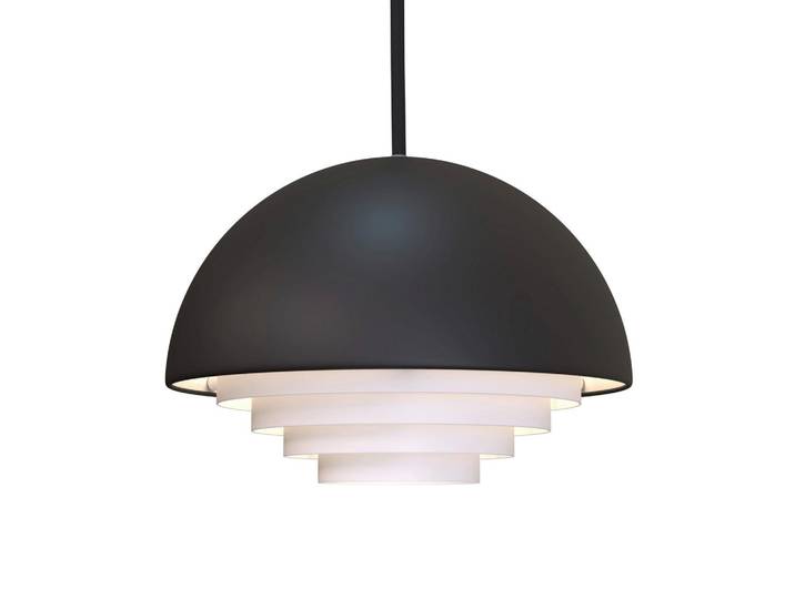 Belid Hängeleuchte Motown, Schwarz, Metall, 36 cm, CE, Lampen & Leuchten, Innenbeleuchtung, Hängeleuchten, Pendelleuchten