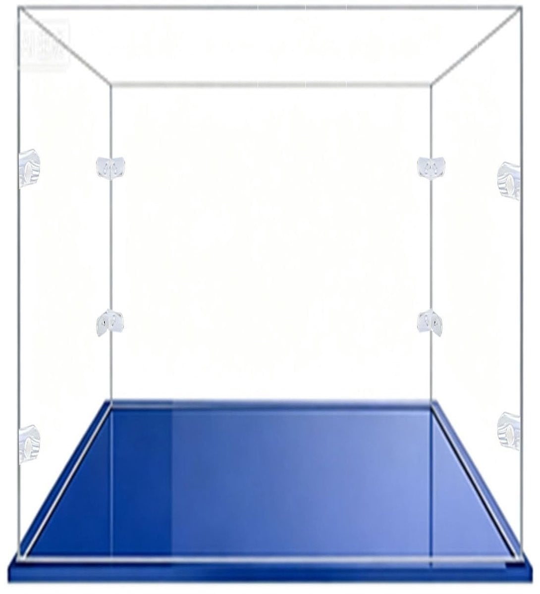 Omgoods Transparante Acryl Displaykast voor Verzamelingen en Lego - Blauw