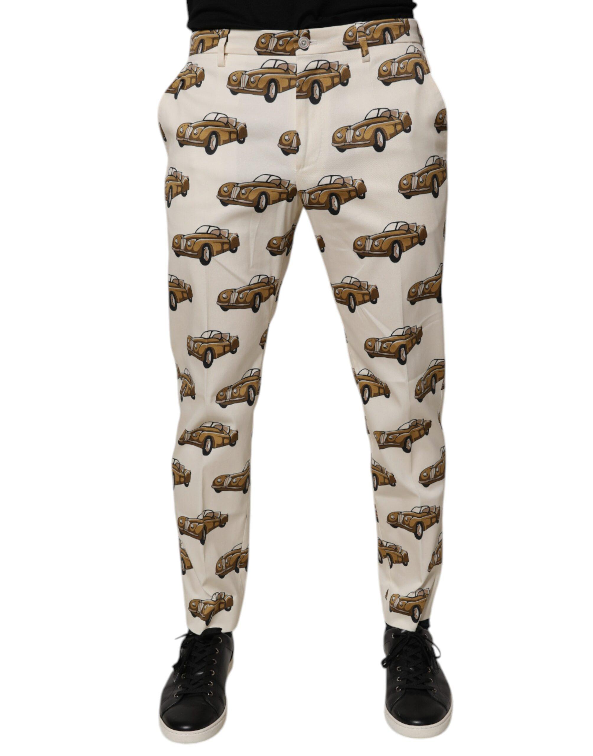 Vintage Auto Druck Freizeit-Hosen