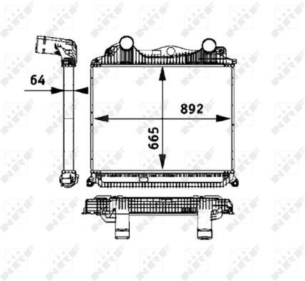 Nrf Ladeluftkühler 30206 Für Man