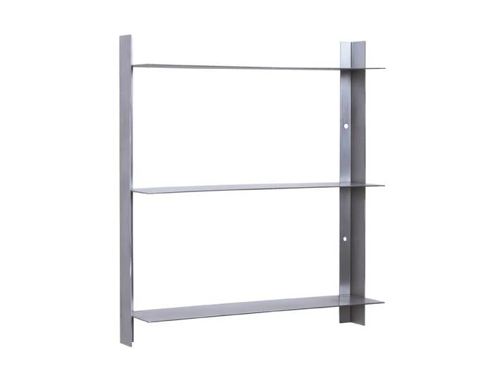 Hübsch Acier Regal Nickel, 41x46x11 cm