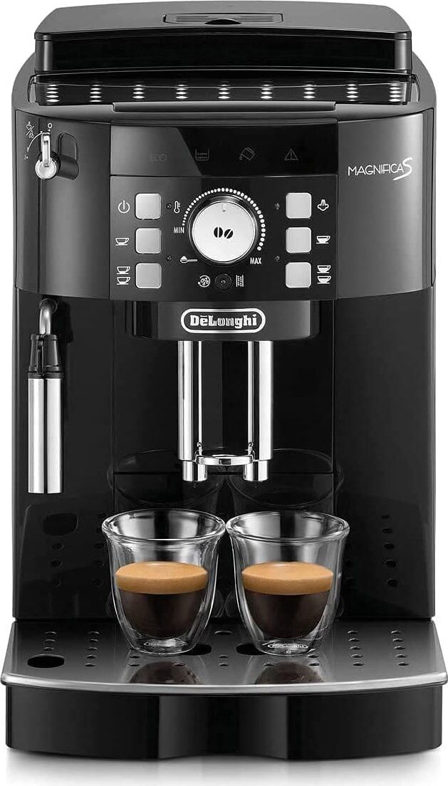 DeLonghi Ecam 21.110.B Magnifica S Macchina Caffè Automatica Espresso Con Macinacaffè Ed Erogatore Di Vapore Caffè In Grani Colore Nero Ecam 21.110.B