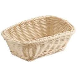 APS Tisch- und Buffetkorb/ Brot-/ Obstkorb, eckig23 x 17 cm, H: 8 cm