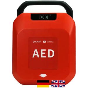 Primedic Defibrillator HeartSave Y LCD, für Laien, AED mit manueller Schockauslösung für Erwachsene & Kinder