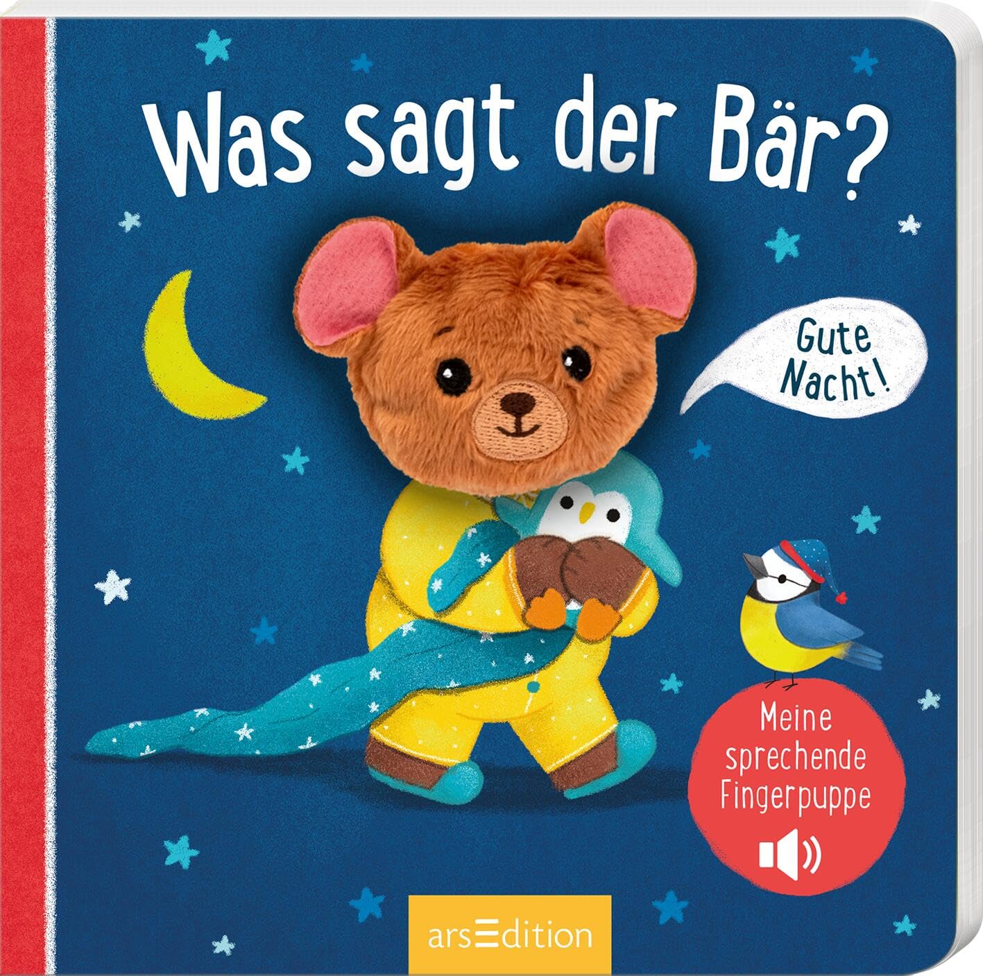 Meine sprechende Fingerpuppe: Was sagt der Bär?: Gute Nacht! Erstes Fingerpuppenbuch mit Soundeffekten für Kinder ab 12 Monaten - Preis vom 30.09.2026 22:30:23 h