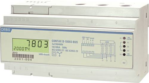 ORBIS Zeitschalttechnik kW-Zähler OB709200 Wechselstromzähler digital 100A MID-konform: Nein 1St.