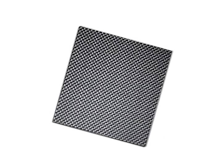 Größe: 500 x 500 mm, 3K-Carbonfaserplatte, Leinwandbindung, glänzende Oberfläche for Drachen, Rahmenarme, Fahrwerk(0.25mm plain glossy)