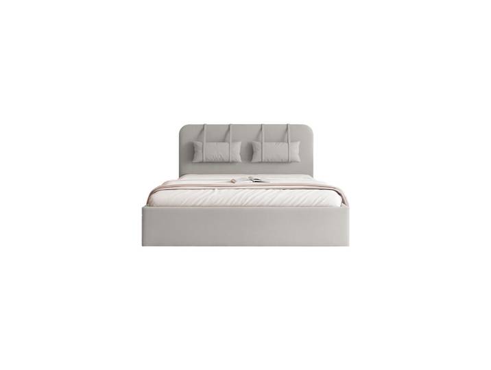 Fedve Polsterbett Lexal 180x200 cm, Grau, 180x200 cm, Schlafzimmer, Betten