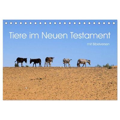 Tiere im Neuen Testament mit Bibelversen (Tischkalender 2027 DIN A5 quer), CALVENDO Monatskalender
