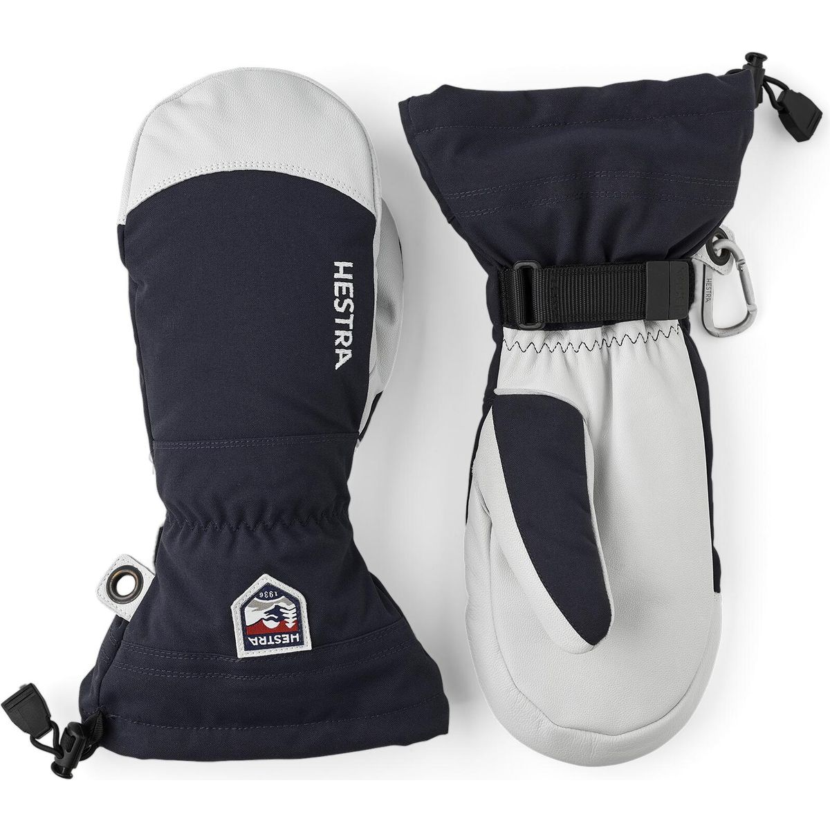 Hestra Army Leather Heli Ski - Mitt navy (280) 10 30571-280-10