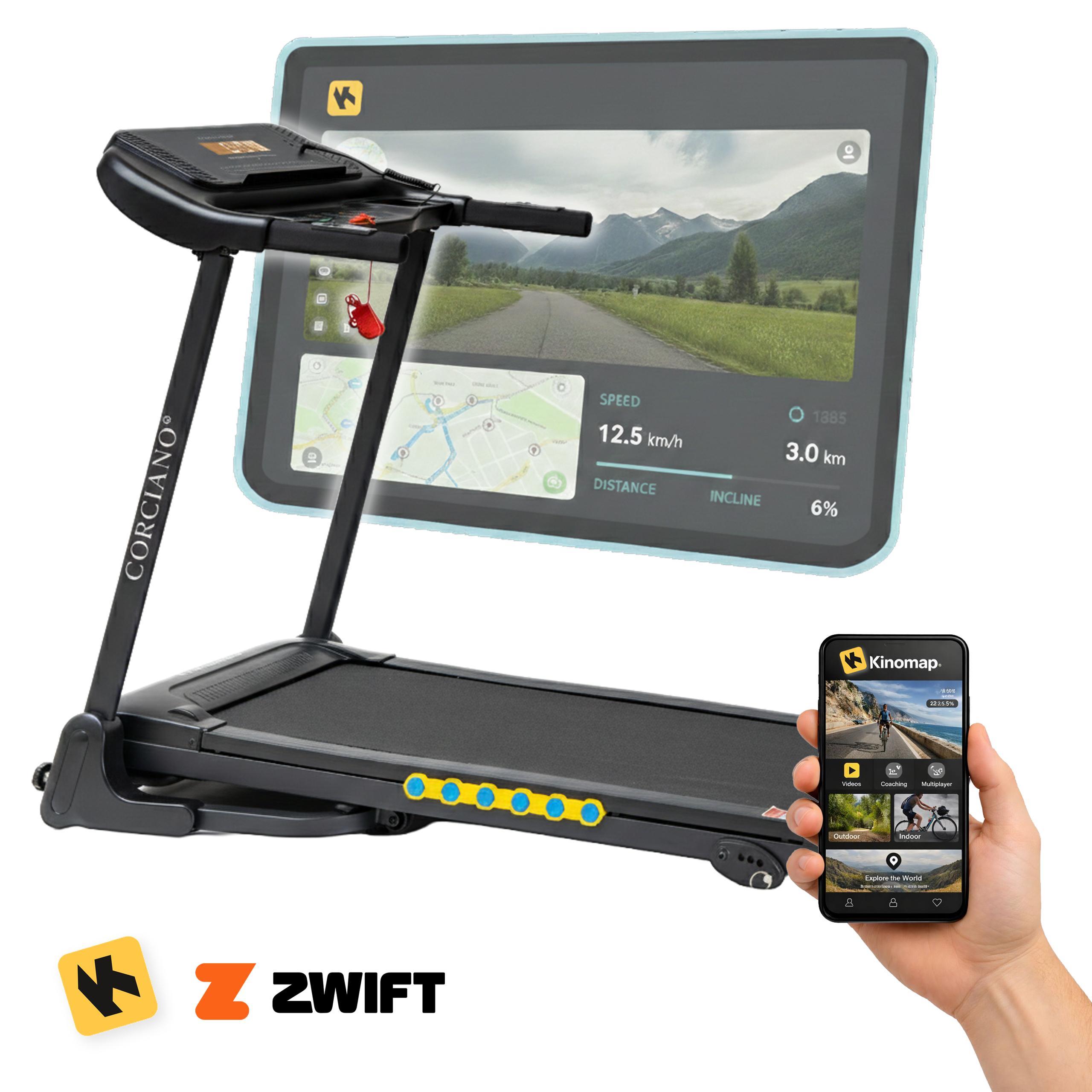 Corciano ALBI 3300 Laufband elektrisch klappbar 14 km/h 3 PS 120 kg