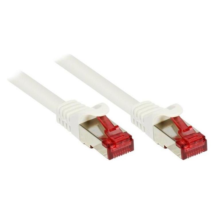 Varia Patchkabel Cat. 6 - 10 m, S/FTP, PiMF, weiss (S/FTP, CAT6, 10 m) (SO-31313)