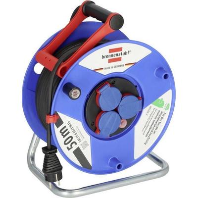 Brennenstuhl 1208230 Kabeltrommel 50m Schwarz Schutzkontakt-Stecker