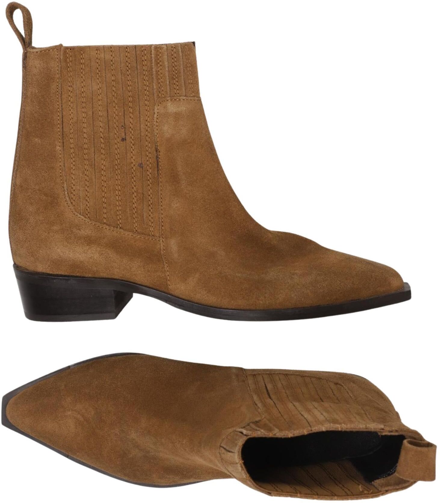 Reserved Damen Stiefelette, Braun, Gr. EU 36, Leder - Second Hand