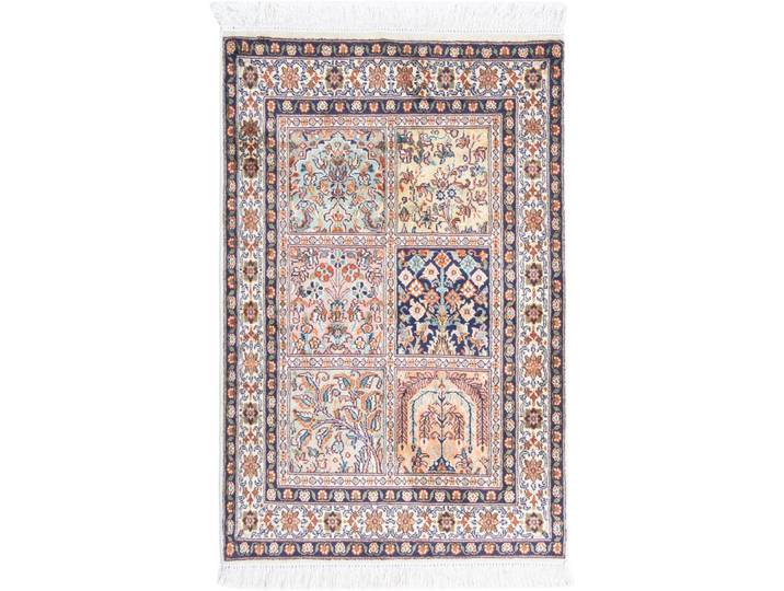 Kaschmir Seide Teppich 62x95 Handgeknüpft Orientteppich Seide