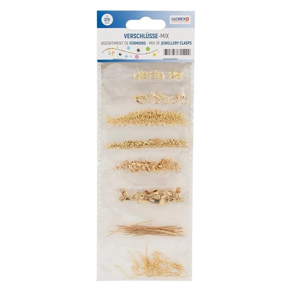 Glorex Schmuckverschlüsse Mix goldfarben (1 Stk.) (61630351)