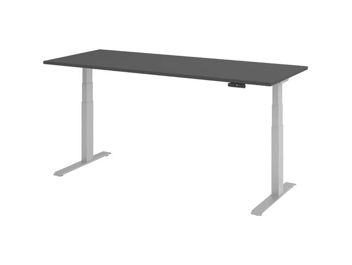 Schreibtisch Office basic Graphit elektrische Höhenverstellung 200 x 80 cm - Schreibtisch