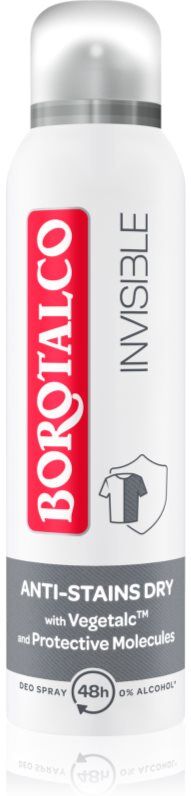 Borotalco Invisible Deodorant Spray gegen Schweissflecken 150 ml