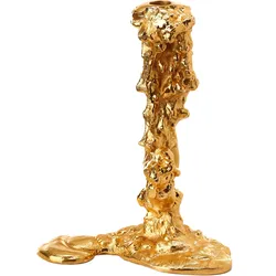 Drip Kerzenhalter für klassische Kerzen 25 cm, gold