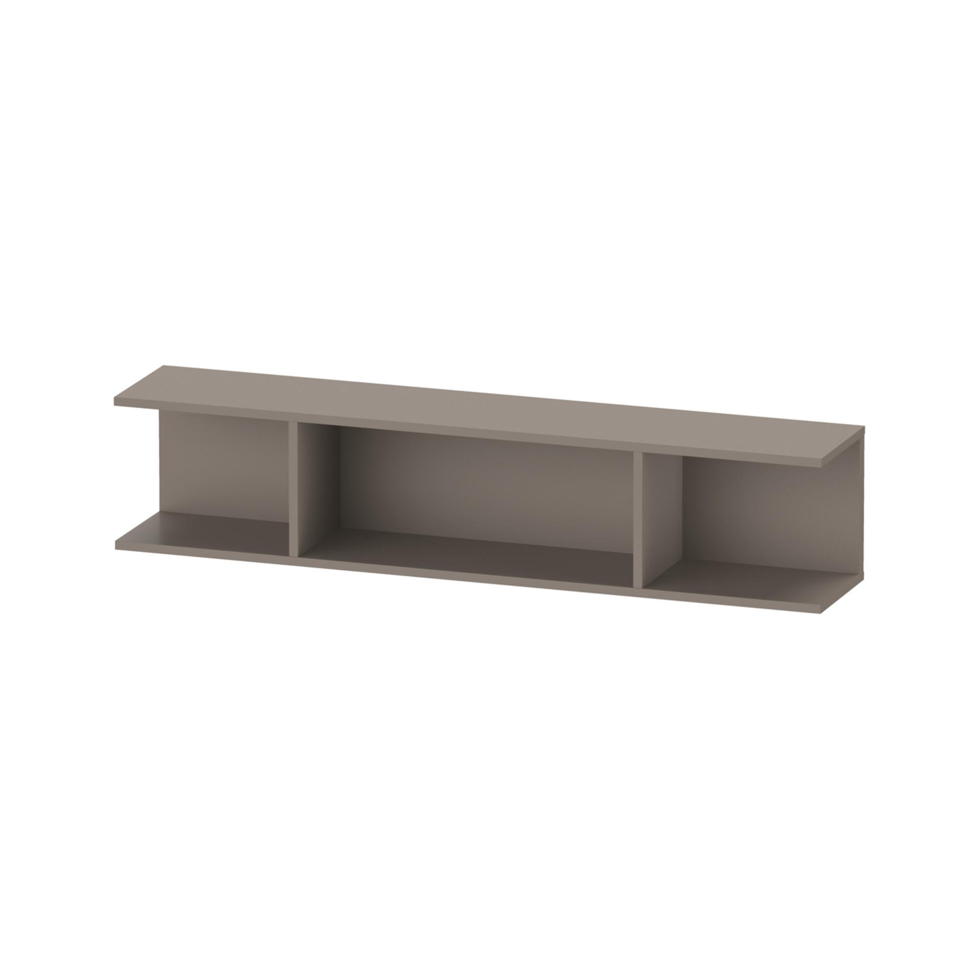 Duravit Regal Ketho.2 80x15x17cm, hor, 3 Fächer, basalt matt (K21208043430000)
