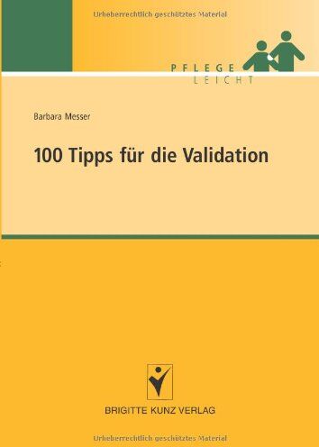 Barbara Messer - 100 Tipps für die Validation - Preis vom 30.09.2026 09:01:18 h
