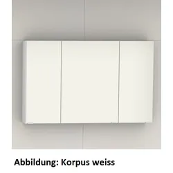 Artiqua Spiegelschrank , Quarzgrau Hochglanz Touch, 070-SET-1-11-172 070-SET-1-11-172