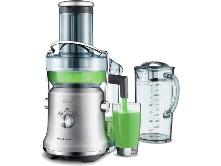 SAGE Entsafter the Nutri Juicer Cold XL, SJE830BSS2 , silber (silberfarben), B:33,5cm H:42,9cm T:34cm, Entsafter, Entsafter
