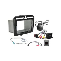 ACV Radioblende 2-DIN und Radioanschlusskit Lenkradfernbedienung Citroen / Fi...