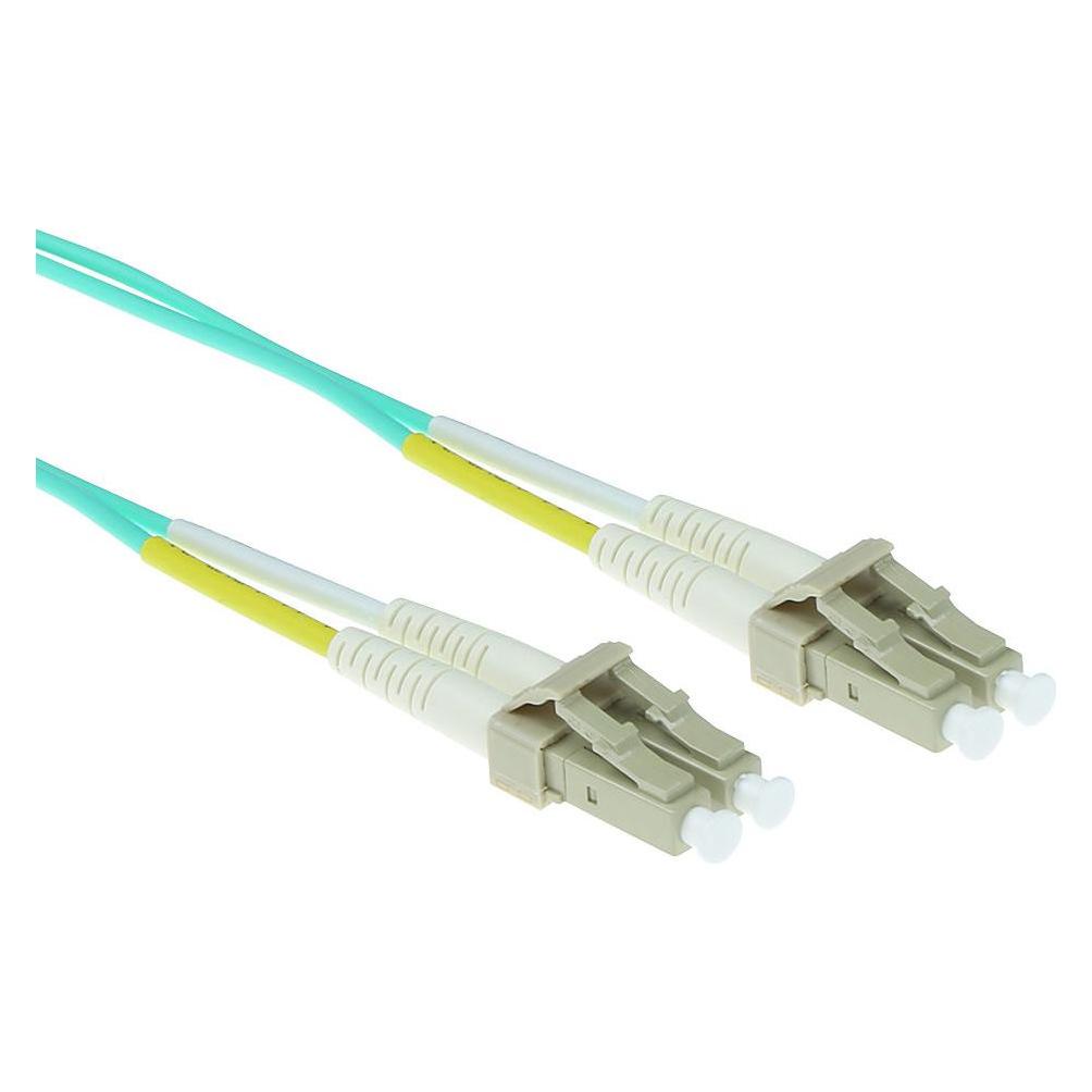 ACT 15 meter LSZH Multimode 50/125 OM3 fiber patch cable duplex with LC connectors (15 m) (RL9615)