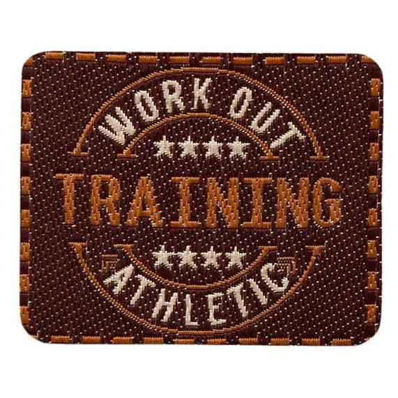 Mono Quick Applikationen - Teens and Jeans - aufbügelbar Training Ettikett farbig (4.50 x 3.50 cm) (04482)