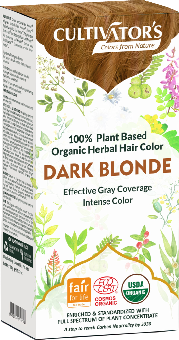 Cultivators Organic Hair Dye with Herbs 100 gr Dark Blonde