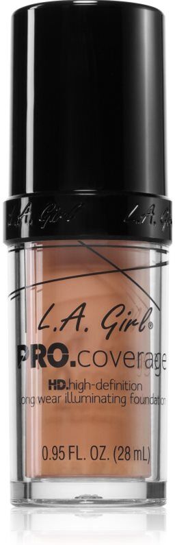 L.A. Girl Cosmetics PRO. Coverage illuminating liquid foundation shade Nude Beige 28 ml