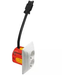 Peha Doppel Steckdose SCHUKO H 80.6612.02 GE30 BW