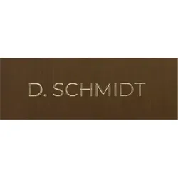 DoorBird D11x Namensschild für eine Ruftaste, individuelle Gravur – Echte Baubronze
