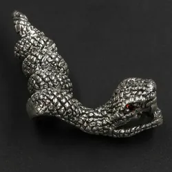 Drachensilber exklusive Schlange Schmuck Anhänger Silber exklusiv 925 Silber - Silber