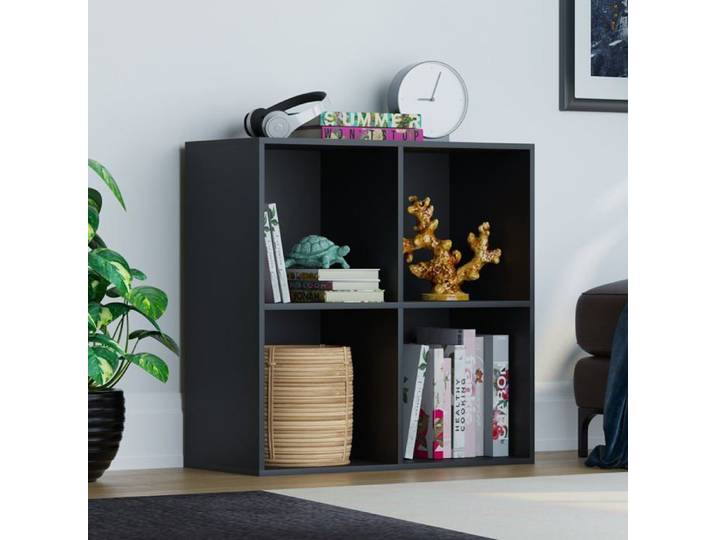 Étagère à cubes - Durham 2x2 Cube - Noir - 4 cubes - Design contemporain