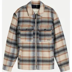 Hemdjacke mit Umlegekragen 40605-iron mint big check L