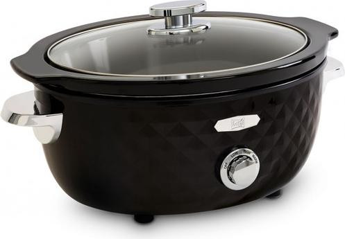 Fritel SC 2290 frituurpan, 5,5 liter, zwart en grijs, draaibaar, geschikt voor 8 personen