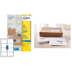Avery Dennison, Etiketten, Etiquette d'exp‚dition, 99,1 x 139 mm, blanc
