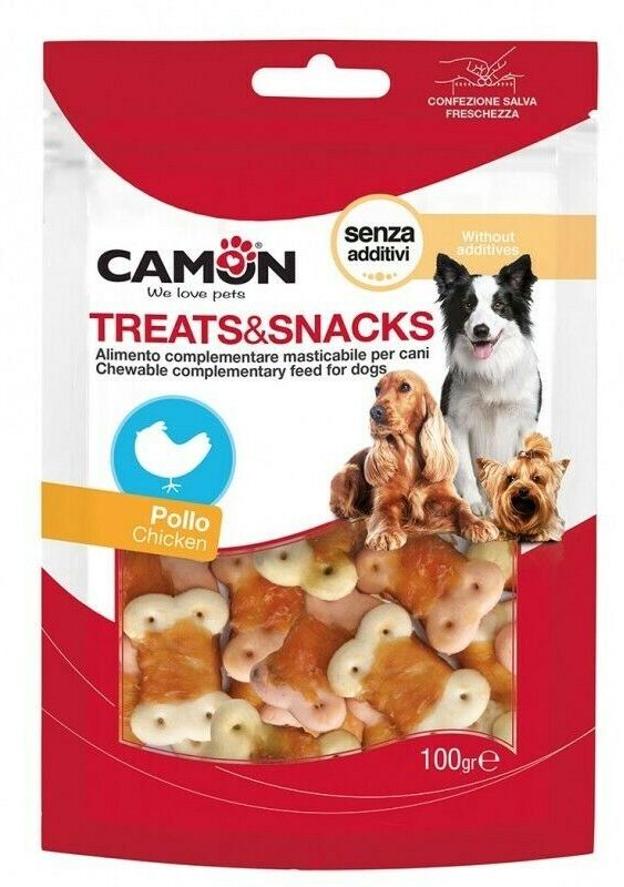 Camon Chicken Biscuit Treats100g 14p