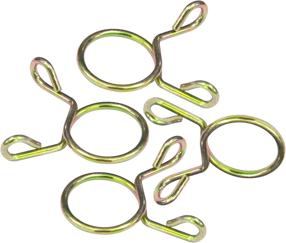 Set slangklemmen van roestvrij veerstaal - 9 mm
