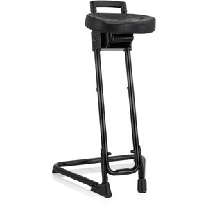 hJh-OFFICE Stehhilfe Top Work 32, 830010, PU-Schaum, schwarz, Sitzhöhe 61 - 84 cm