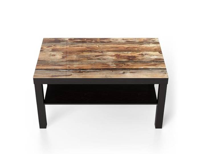 DEQORI Glastisch schwarz groß 90x50 cm Motiv Muster der Natur ausgefallener Beistelltisch aus Glas Hochglanz Couchtisch fürs Wohnzimmer moderner Couch Tisch mit Design