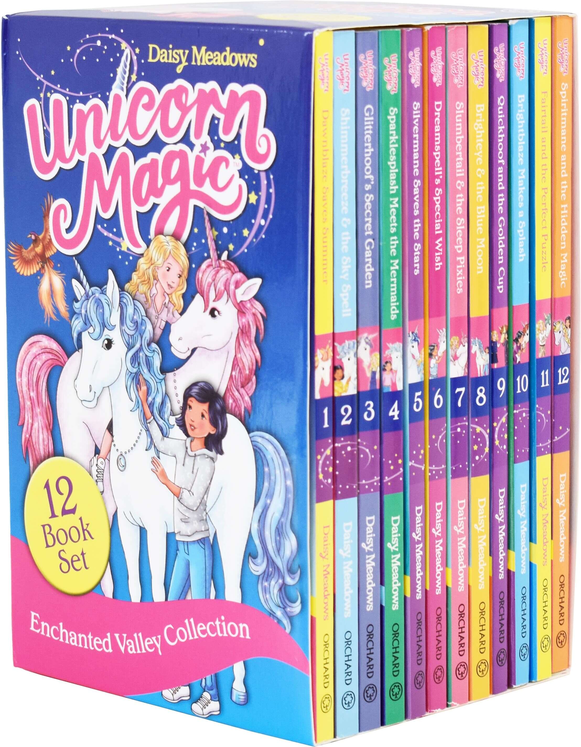 Unicorn Magic Enchanted Valley 12 Books Collection Set By Daisy Meadows - Ages 5-7 - Paperback Orchard Books