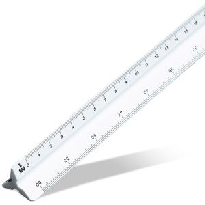 Aristo Dreikantmaßstab AR1314/7 Kunststoff, 30cm, Vermessung E, Teilung 1:25 bis 1:2880