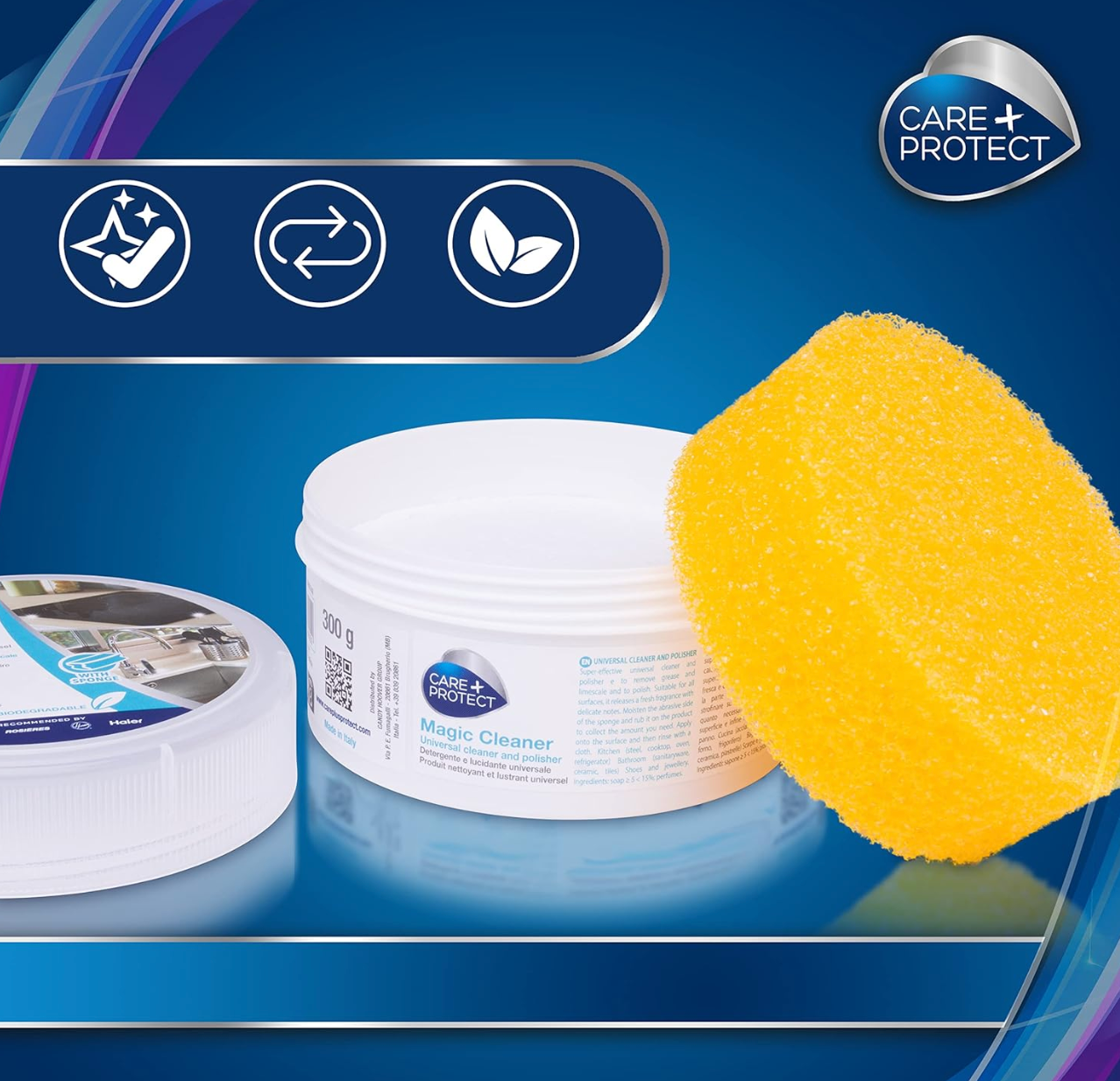 Ⓜ️🔵🔵🔵 CARE+PROTECT Pasta Bianca - [📦🚨Spedizione immediata!🚚💨] Detergente e